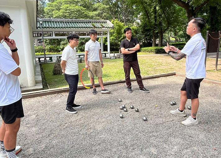 動能運動工作滾球工作團隊解鎖北投復興公園滾球場