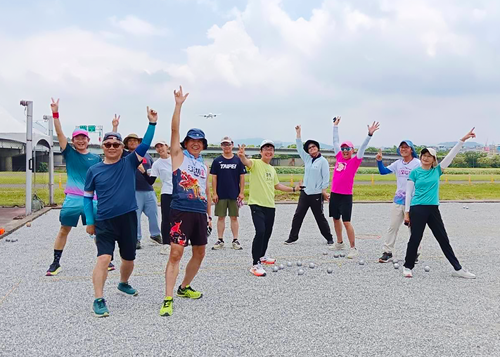 動能運動法式滾球運動團隊備戰2025年台北世界壯年運動會