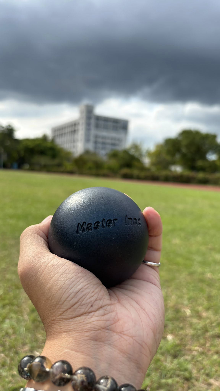 Master inox 法式滾球 藍鈦&球袋包