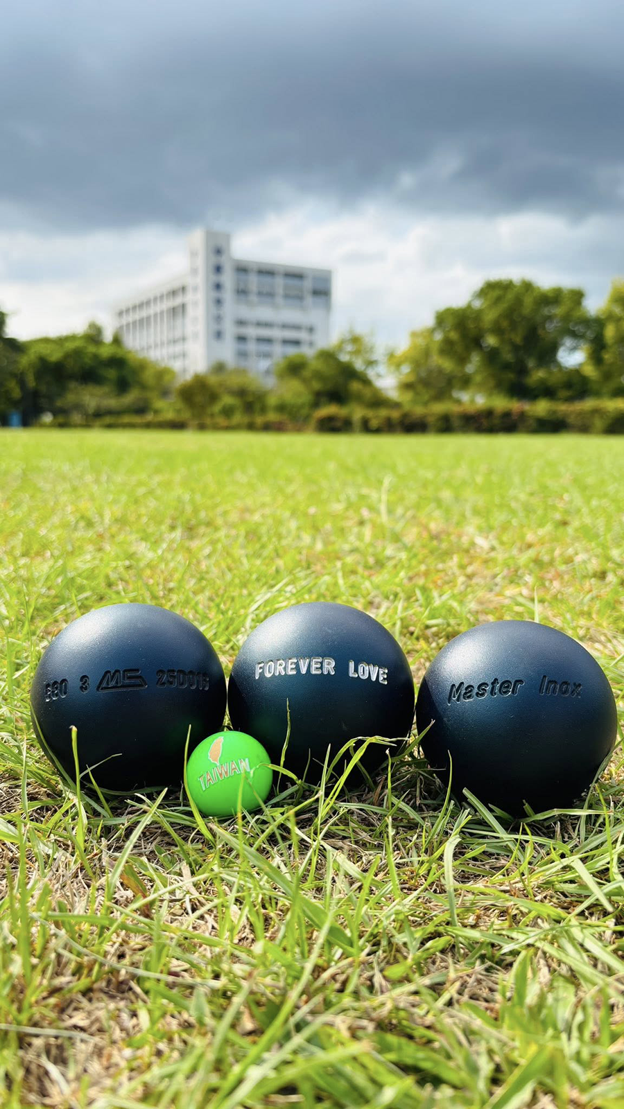 Master inox 法式滾球 藍鈦&球袋包